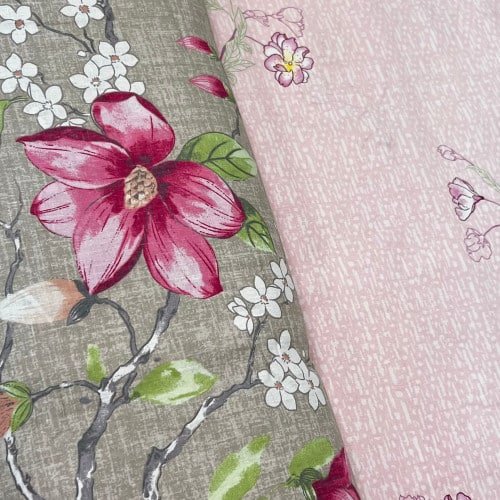 Pościel Beżowo Złota Magnolia Półton - obrazek 2